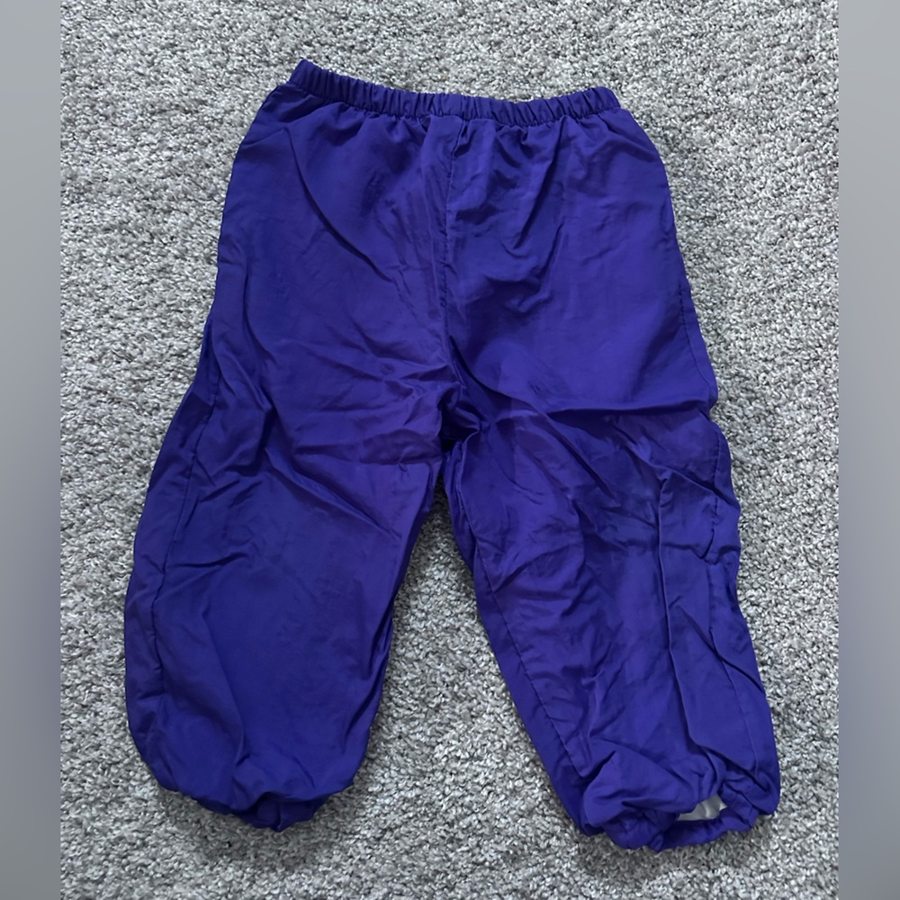 Kids Purple Wind Breaker Pants